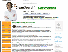 Tablet Screenshot of clean-search.com